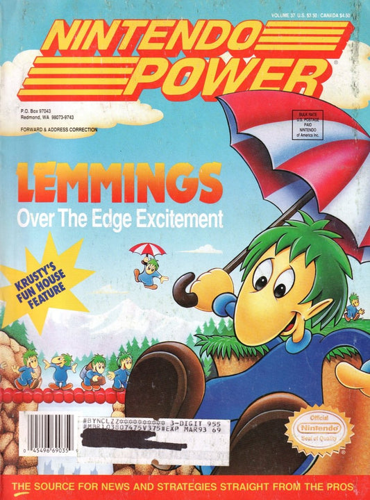 Nintendo Power: Volume 37 - Magazine - Retro Island Gaming