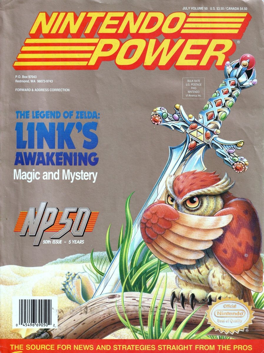 Nintendo Power Magazine Rack Nintendo Power: July 1993, Volume 50 - Magazine – Retro Island Gaming