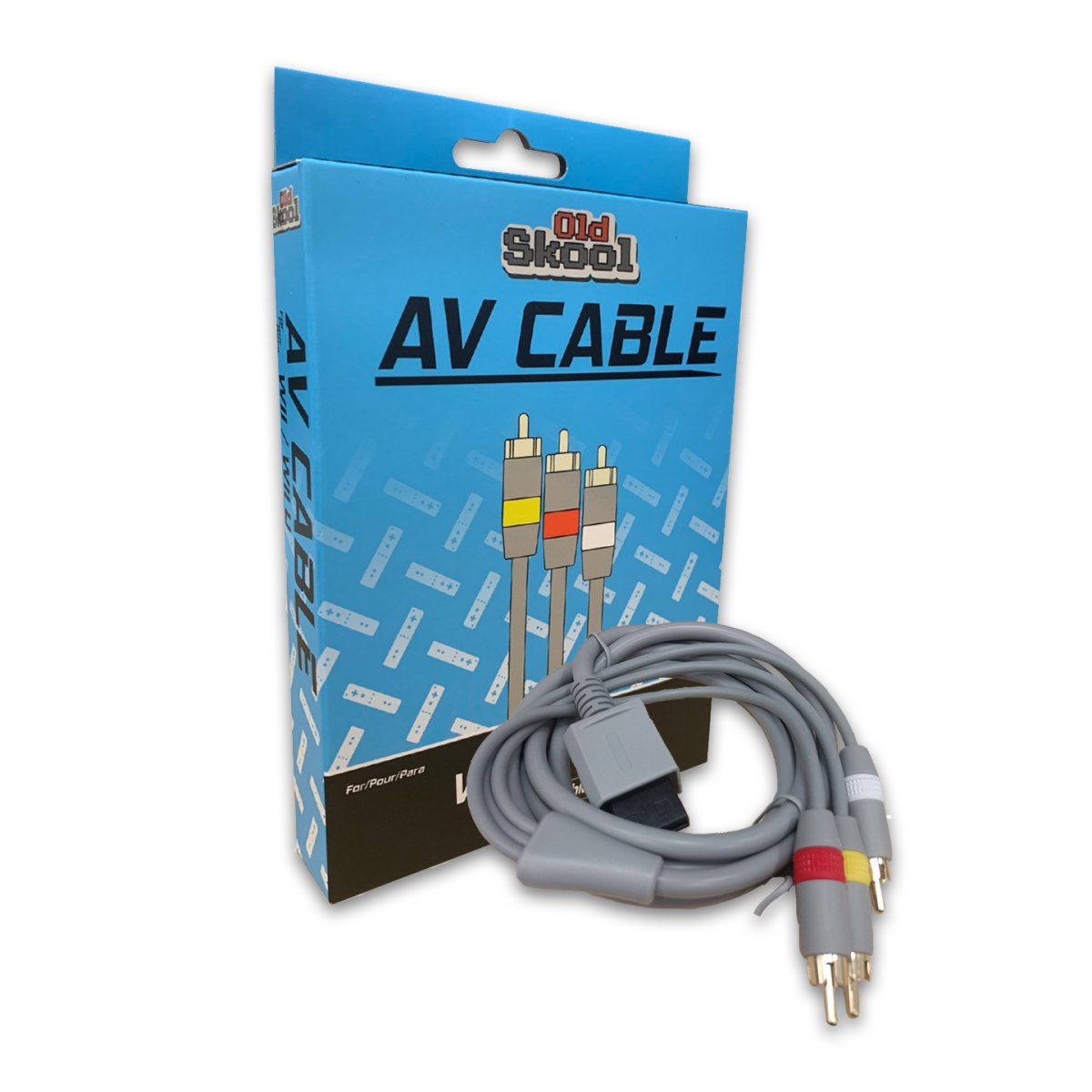 Nintendo Wii & Nintendo Wii U AV Cable - Old Skool - Retro Island Gaming