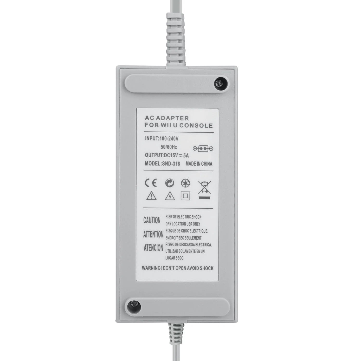 Nintendo Wii U Console Power Adapter (Loose) - xyab - Retro Island Gaming