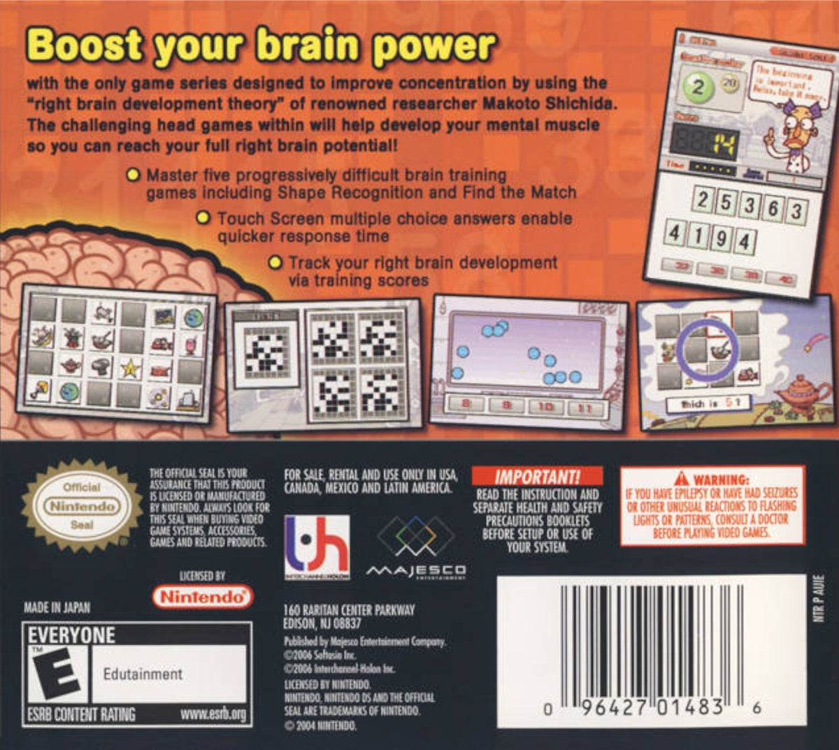 Brain Boost Beta Wave - Nintendo DS