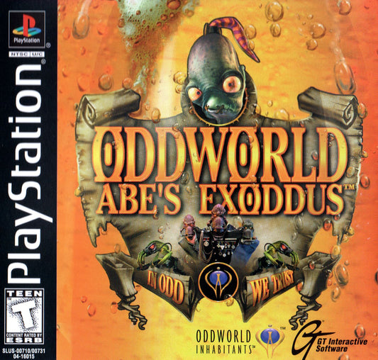 Oddworld Abes Exoddus - Playstation - Retro Island Gaming