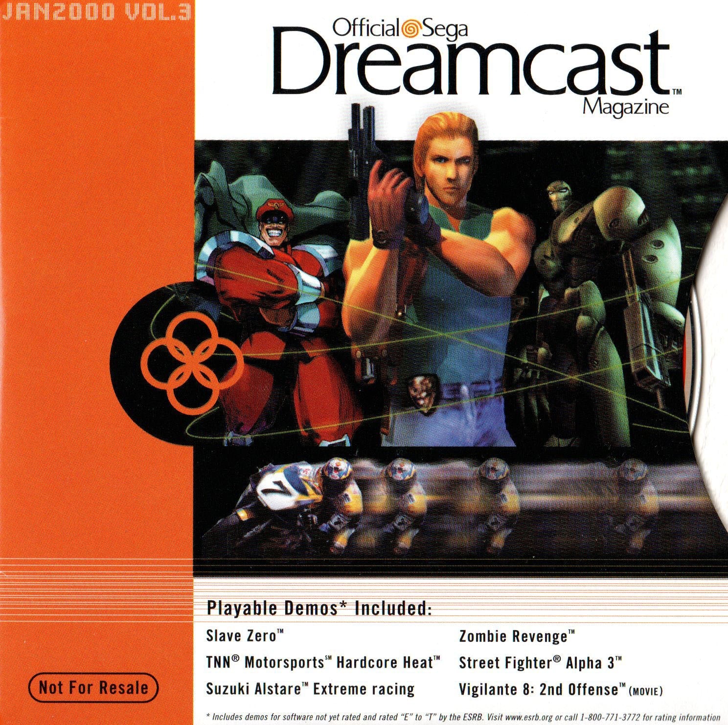 Official Sega Dreamcast Magazine Disc Volume 3 January 2000 - Sega Dreamcast - Retro Island Gaming