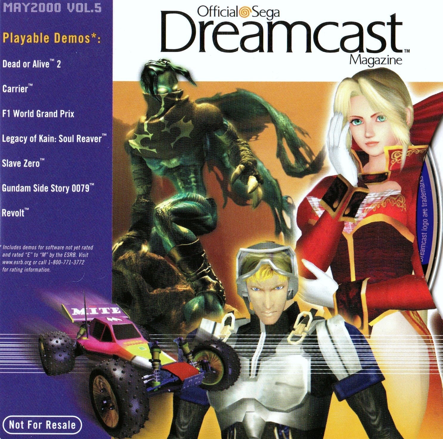 Official Sega Dreamcast Magazine Disc Volume 5 May 2000 - Sega Dreamcast - Retro Island Gaming