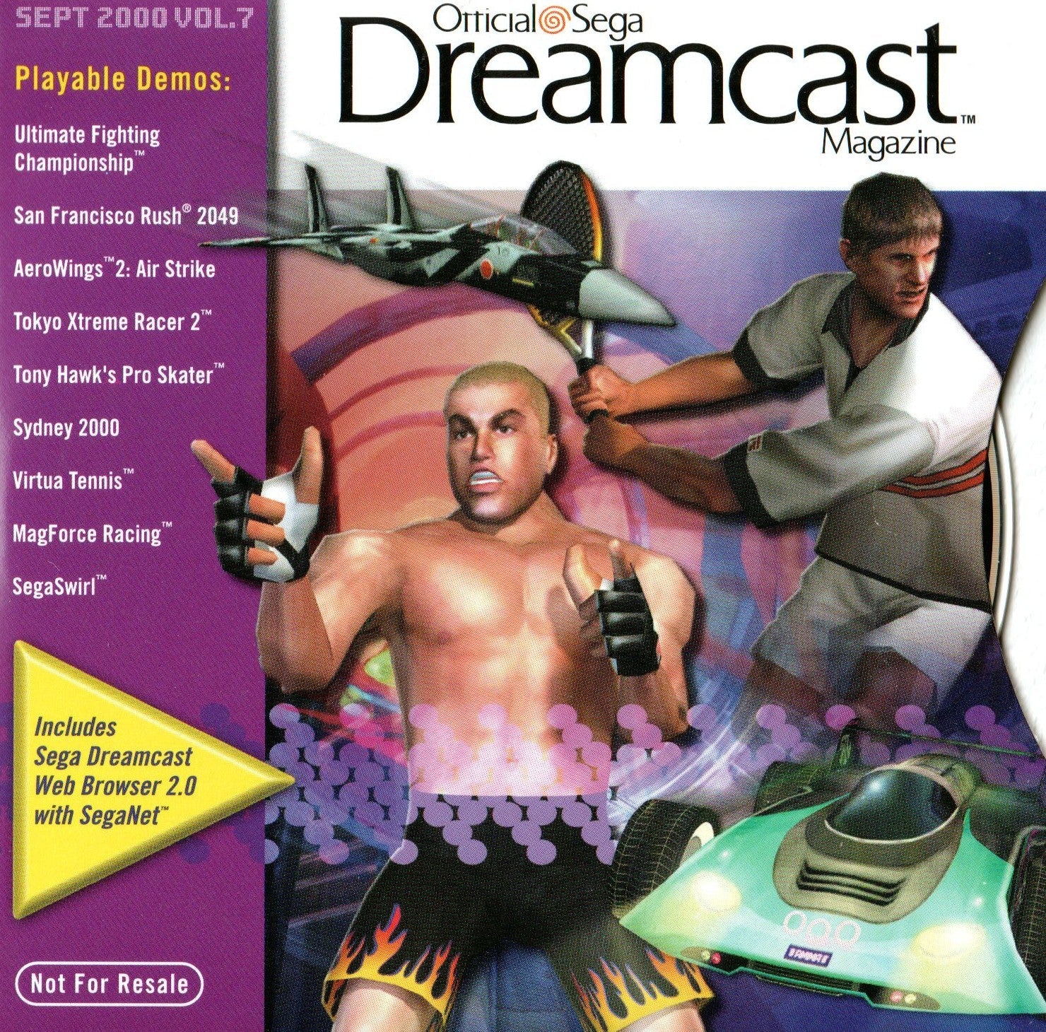 Official Sega Dreamcast Magazine Disc Volume 7 Septmber 2000 - Sega Dreamcast - Retro Island Gaming