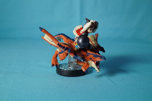 One-Eyed Liolaeus And Rider [Boy] - Monster Hunter Stories Series Amiibo - Retro Island Gaming