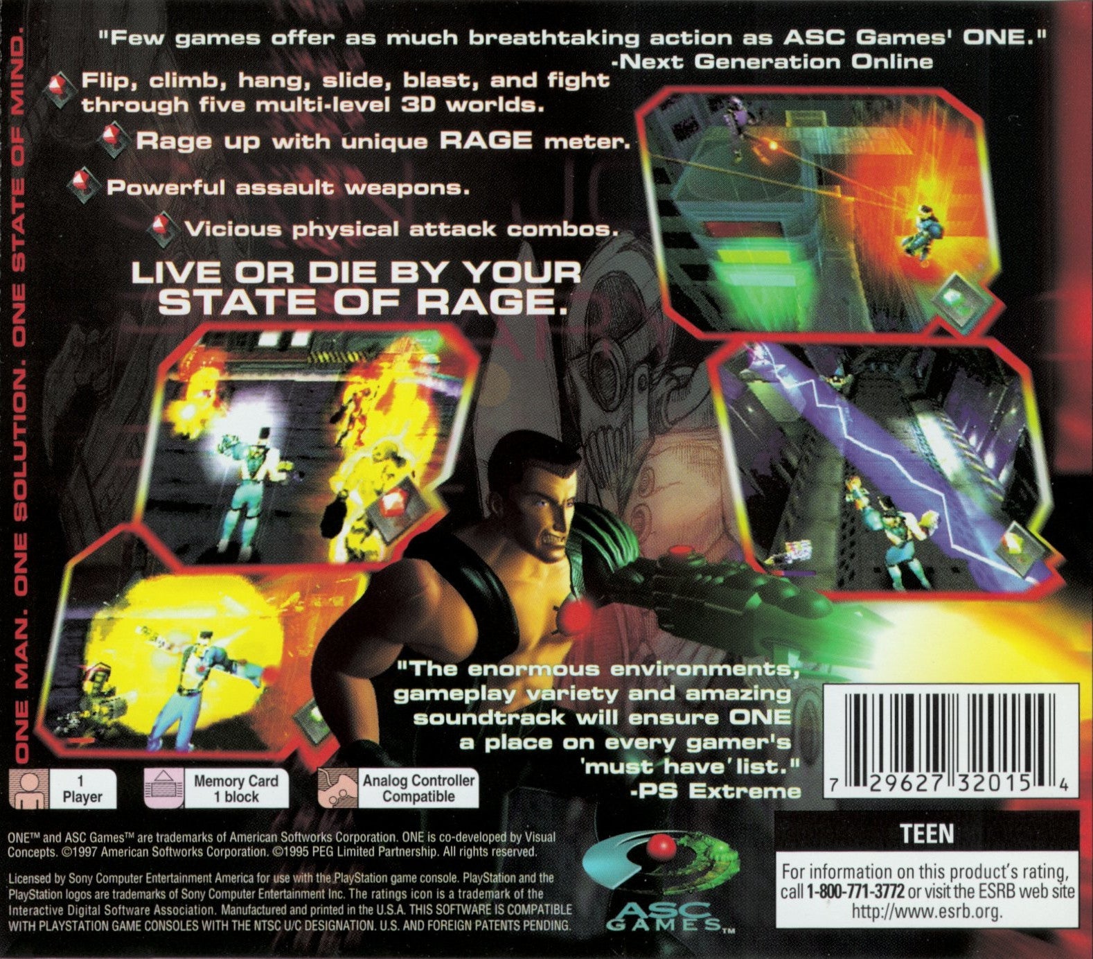 One - Playstation - Retro Island Gaming