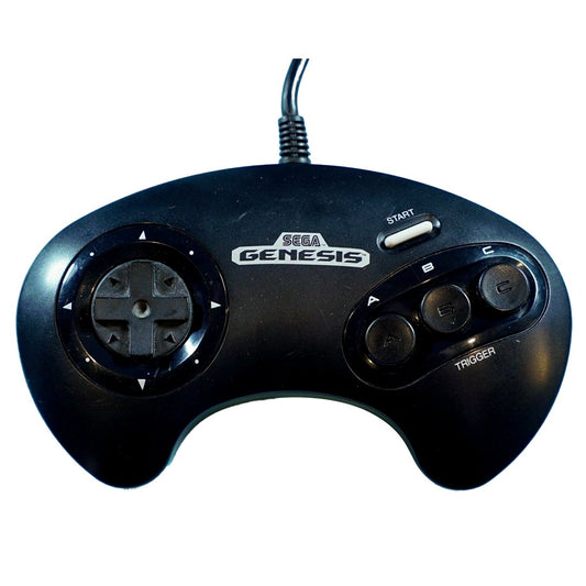 Original 3-Button Sega Genesis Controller (OEM - Used) - Retro Island Gaming