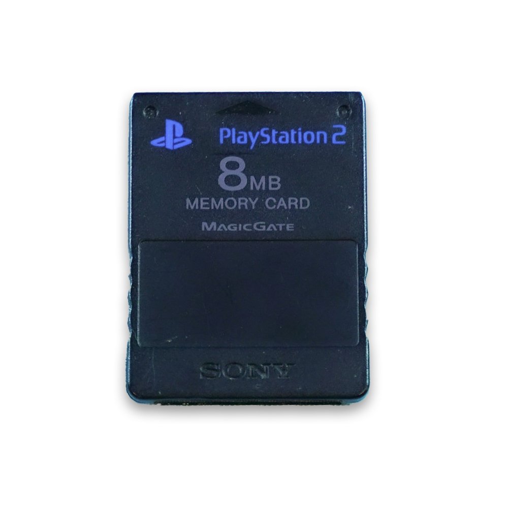 Original 8 MB PlayStation 2 Memory Card (OEM - Used) - Retro Island Gaming