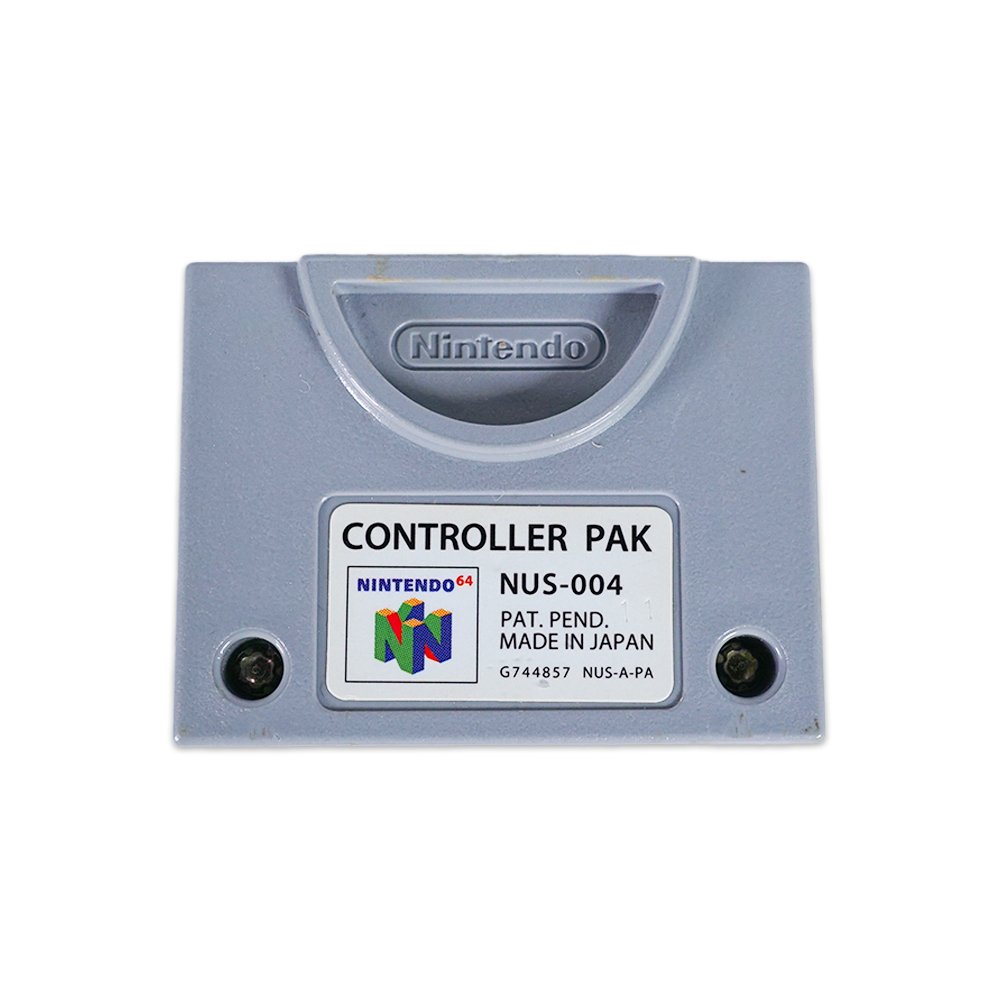 Original Nintendo 64 Controller Pak 256 KB Memory Card (OEM - Used ...