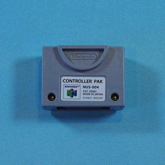 Original Nintendo 64 Controller Pak 256 KB Memory Card (OEM - Used) - Retro Island Gaming