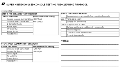 Original Super Nintendo Entertainment System - Certified Tested & Cleaned - Retro Island Gaming