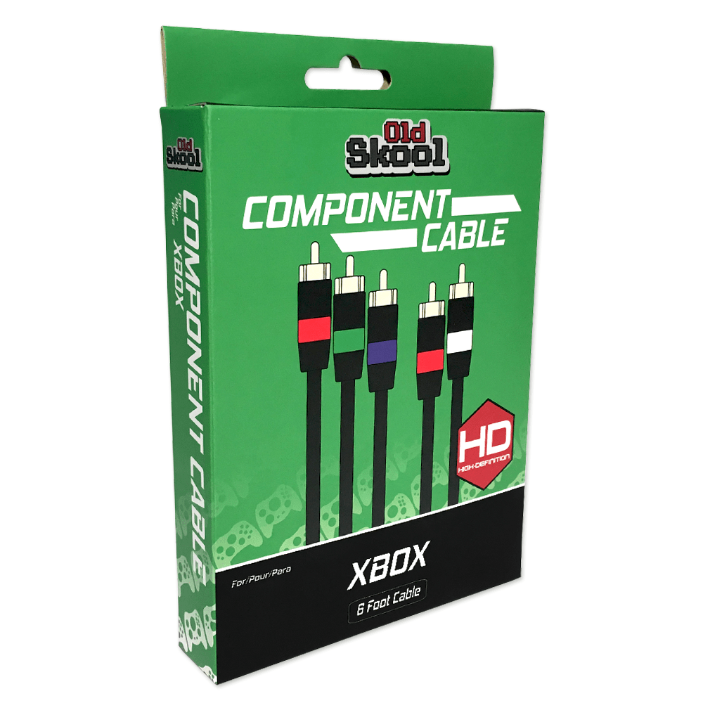 Original Xbox Component Cable - Old Skool - Retro Island Gaming