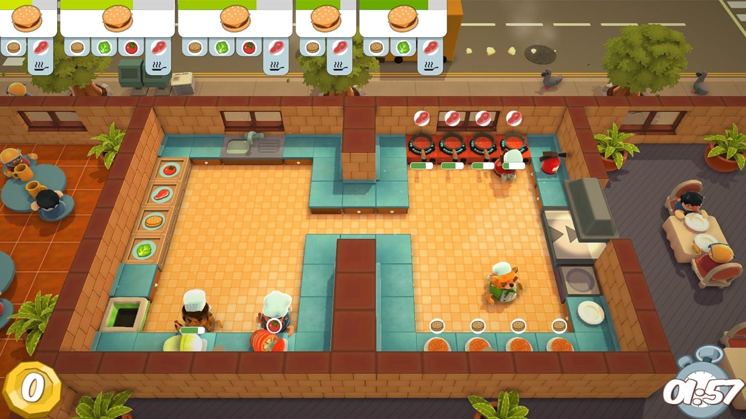 Overcooked + Overcooked 2 - Playstation 4 - Retro Island Gaming