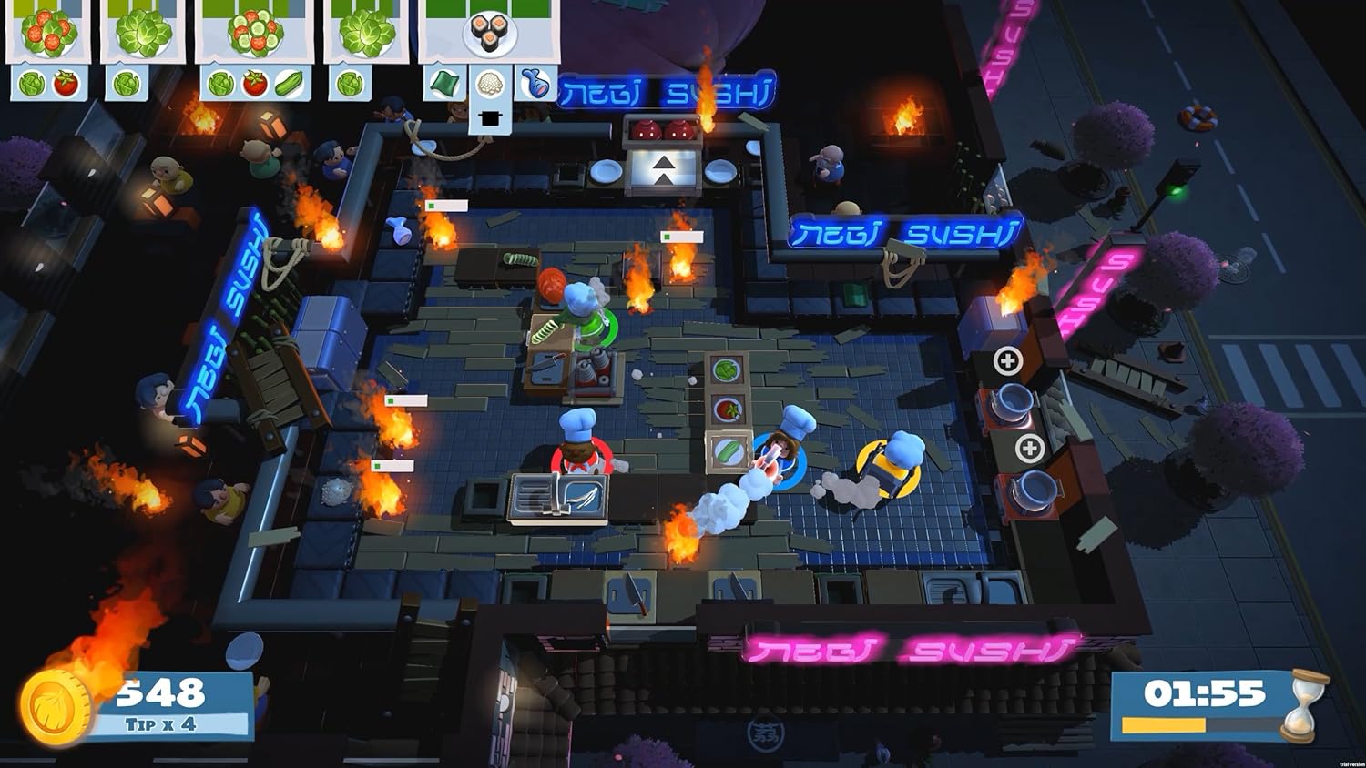 Overcooked + Overcooked 2 - Playstation 4 - Retro Island Gaming