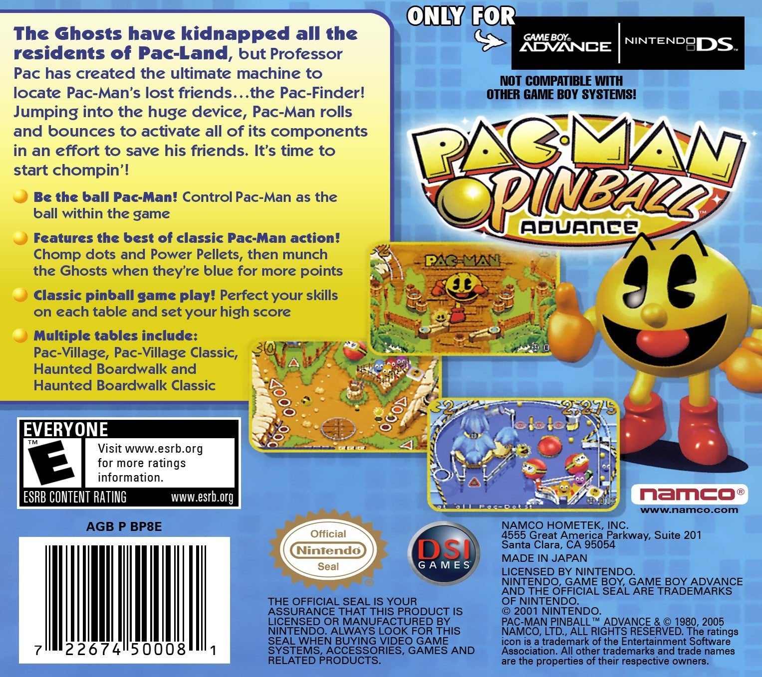 Pac - Man Pinball - GameBoy Advance - Retro Island Gaming