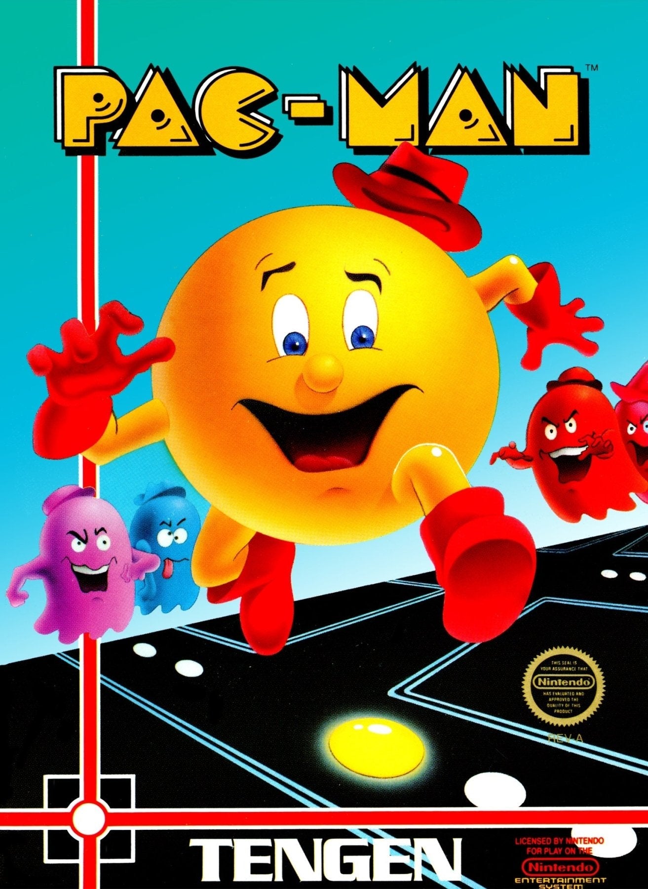 Pac - Man [Tengen Gray] - NES - Retro Island Gaming