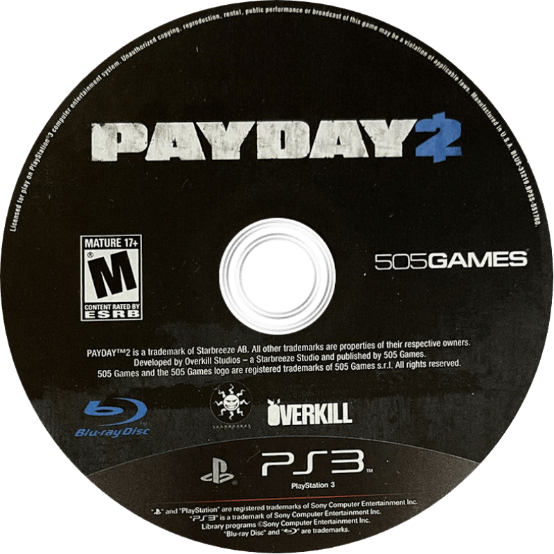 Payday 2 - Playstation 3 - Retro Island Gaming