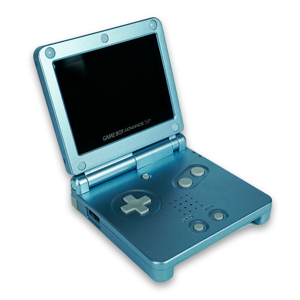 Pearl Blue GameBoy Advance SP System (AGS-101) - Certified Tested & Cleaned - Retro Island Gaming