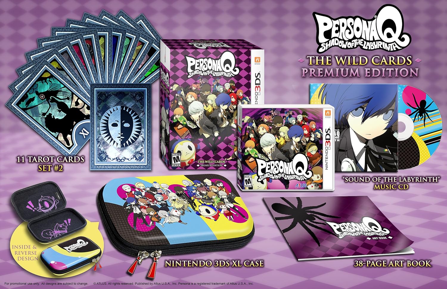 Persona Q: Shadow of the Labyrinth [Wild Cards Premium Edition] - Nintendo 3DS - Retro Island Gaming