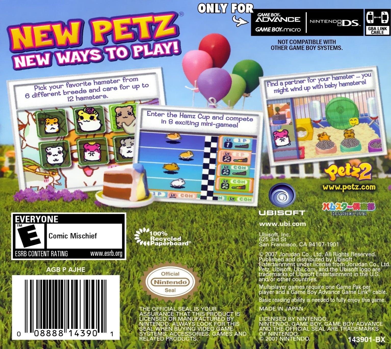 Petz Hamsterz 2 - GameBoy Advance - Retro Island Gaming