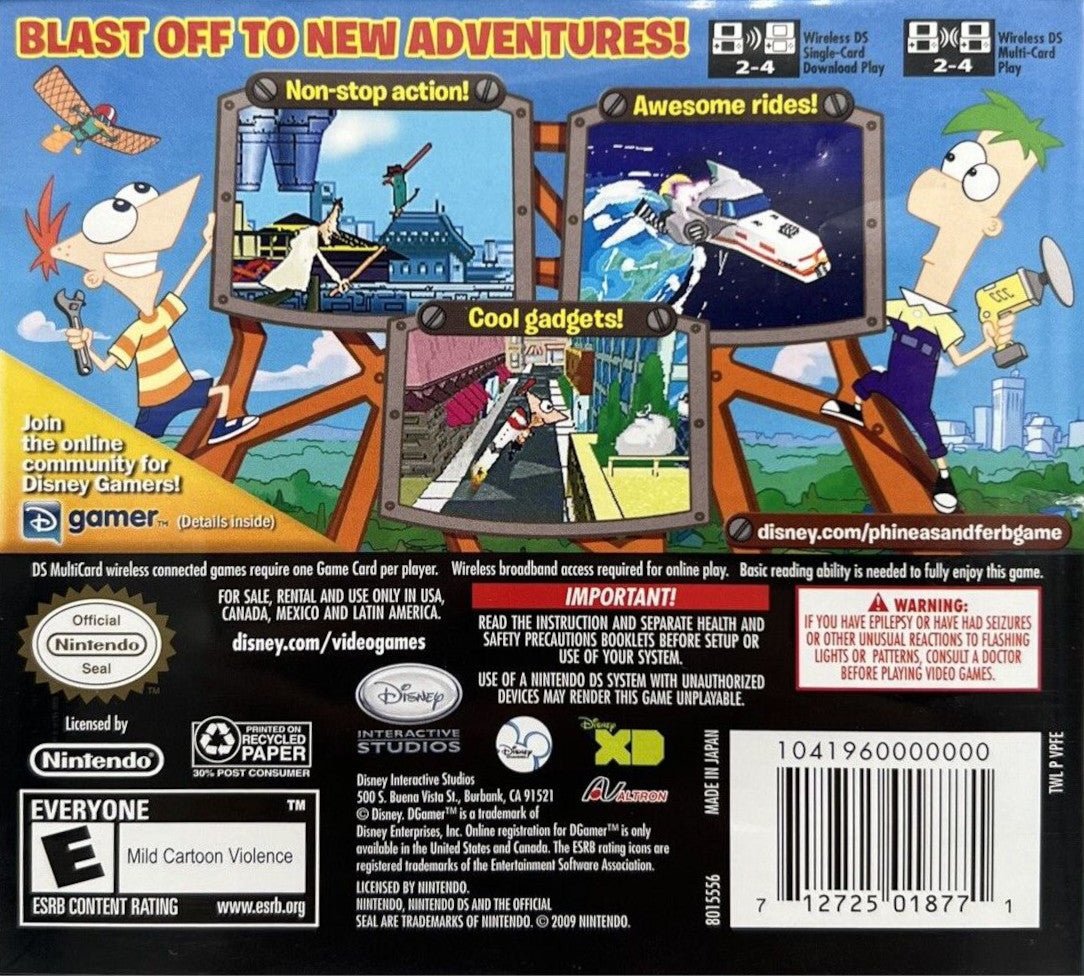 Phineas and Ferb Ride Again - Nintendo DS - Retro Island Gaming