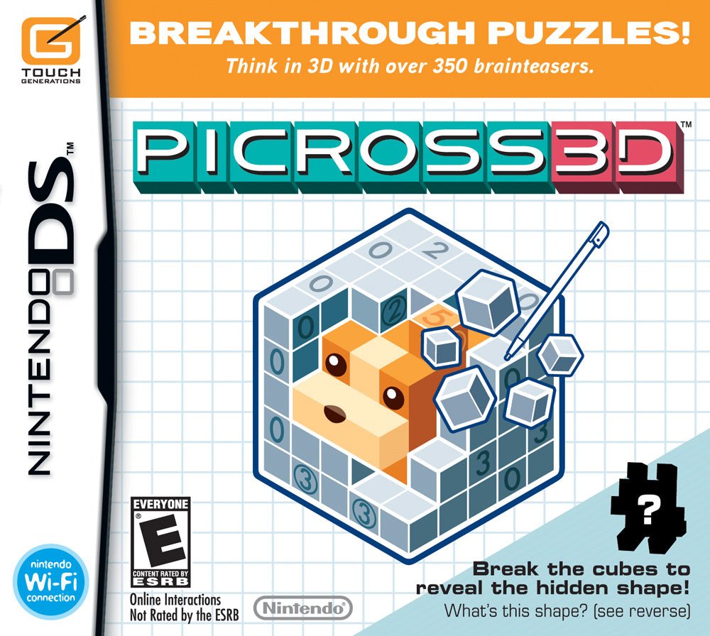 Picross 3D - Nintendo DS - Retro Island Gaming