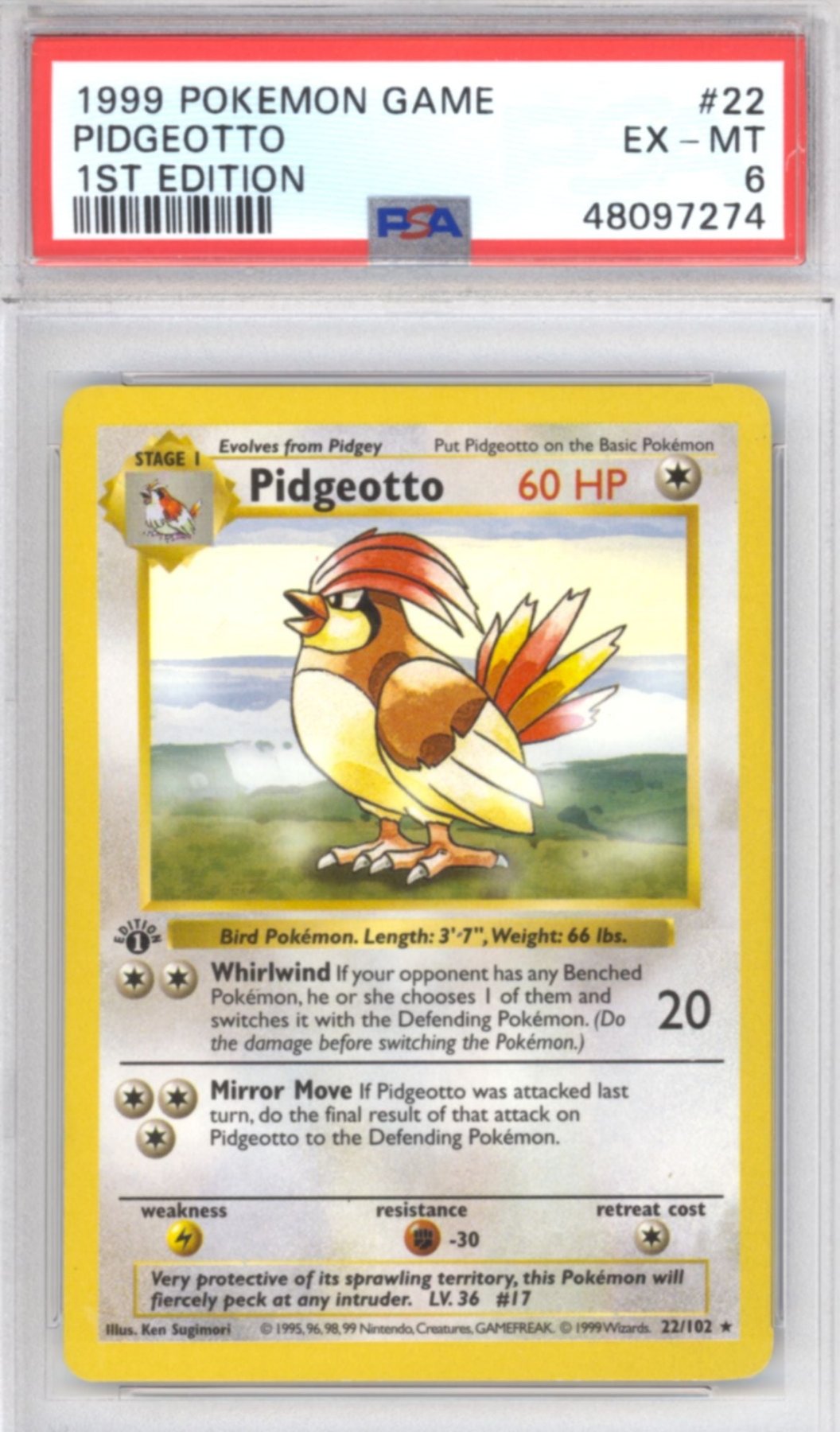 Pidgeotto [1st Edition] 