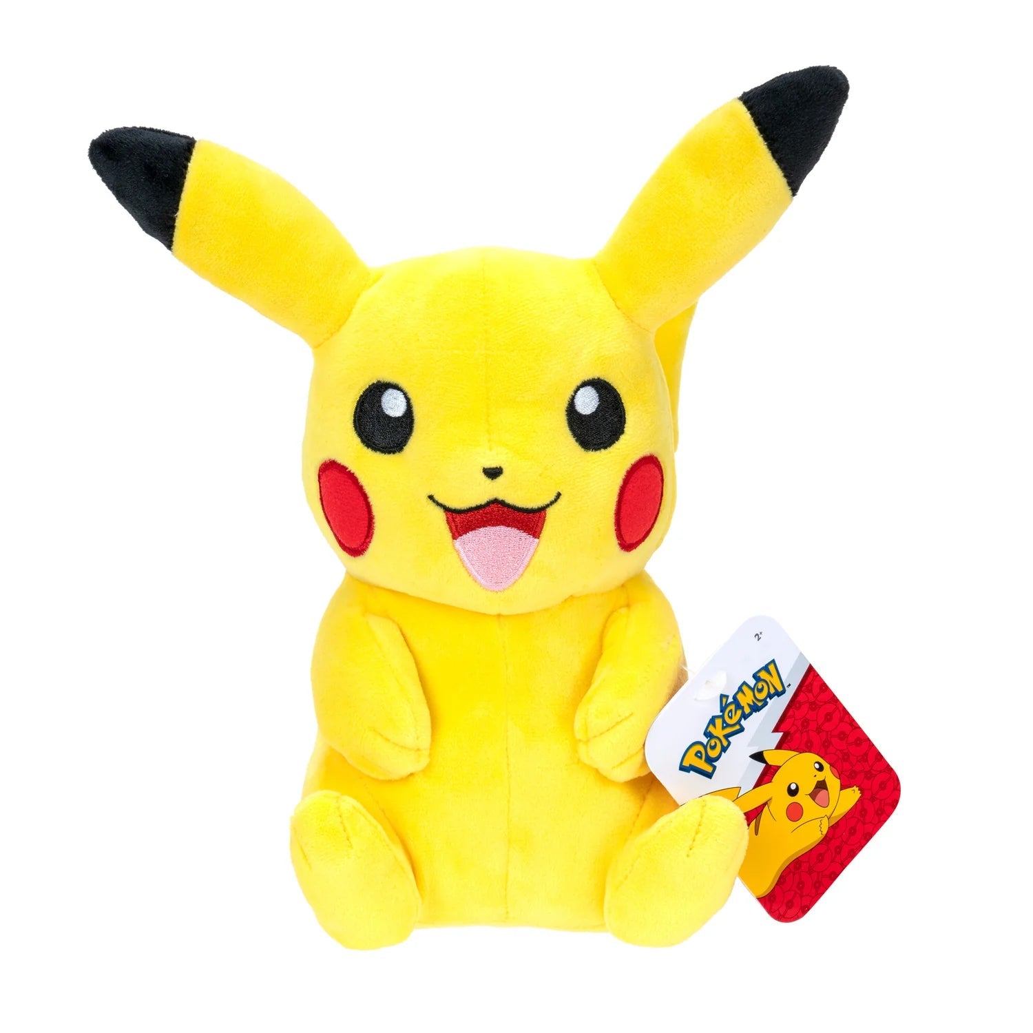Pikachu 8" Plush - Jazwares - Retro Island Gaming