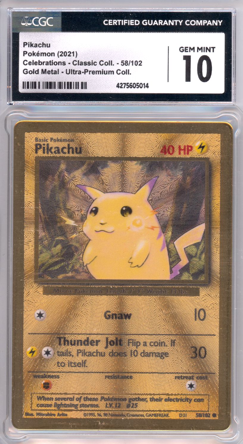 Pikachu [Premium Collection] 58 - Pokemon Celebrations - Retro Island Gaming