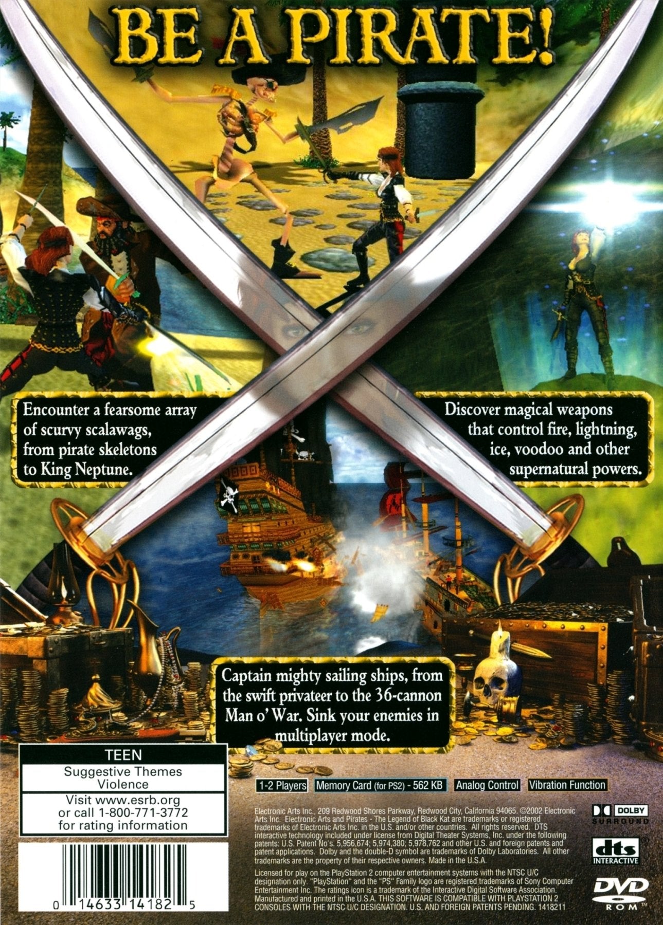 Pirates Legend of Black Kat - Playstation 2 - Retro Island Gaming