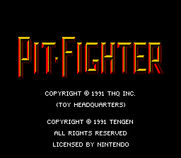Pit - Fighter - Super Nintendo - Retro Island Gaming