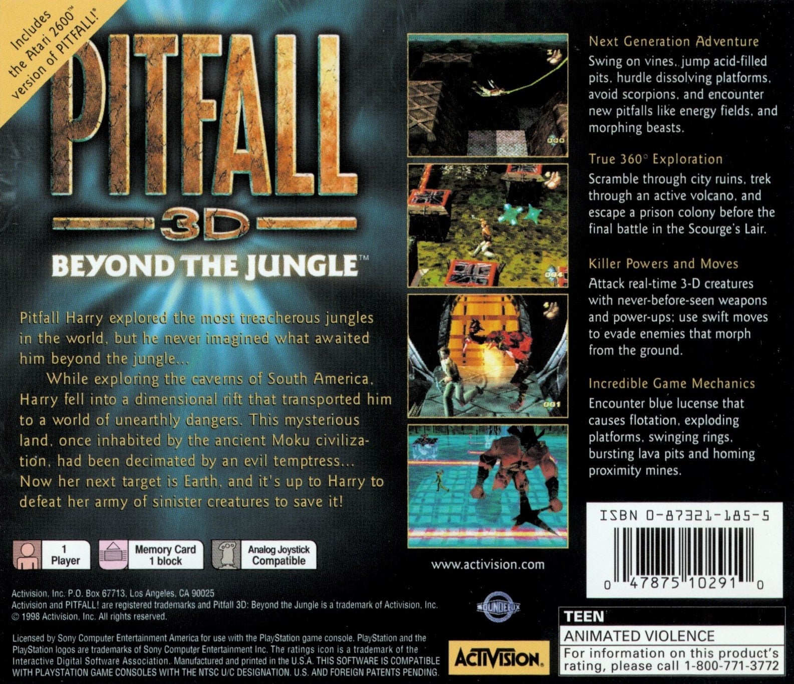 Pitfall 3D - Playstation - Retro Island Gaming
