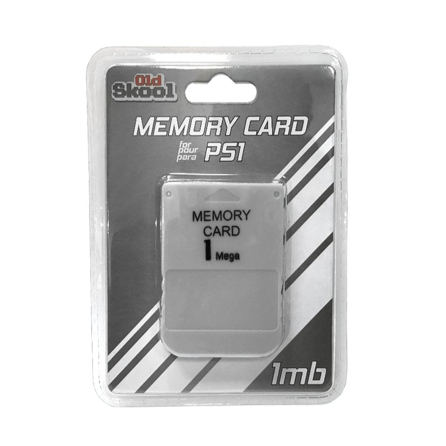 PlayStation 1 1 MB Memory Card - Old Skool - Retro Island Gaming