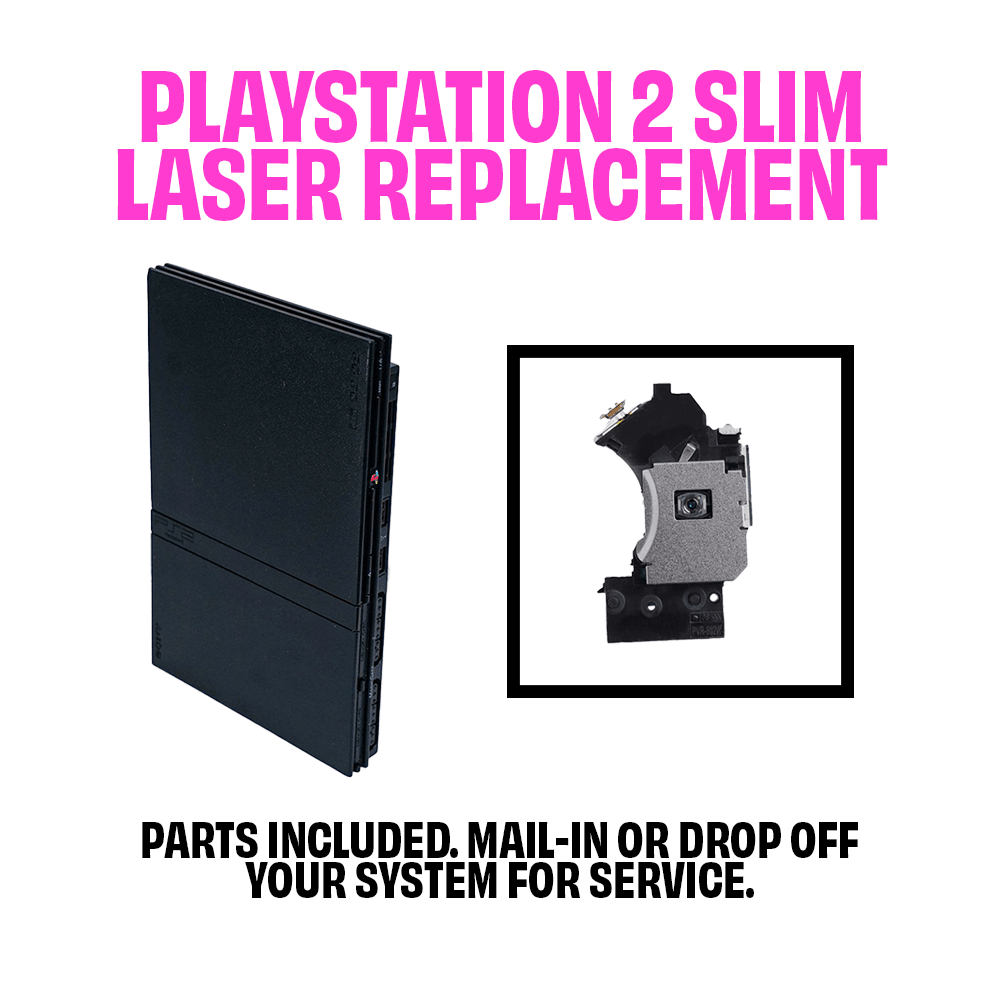 PlayStation 2 Slim Laser Replacement Service - Retro Island Gaming