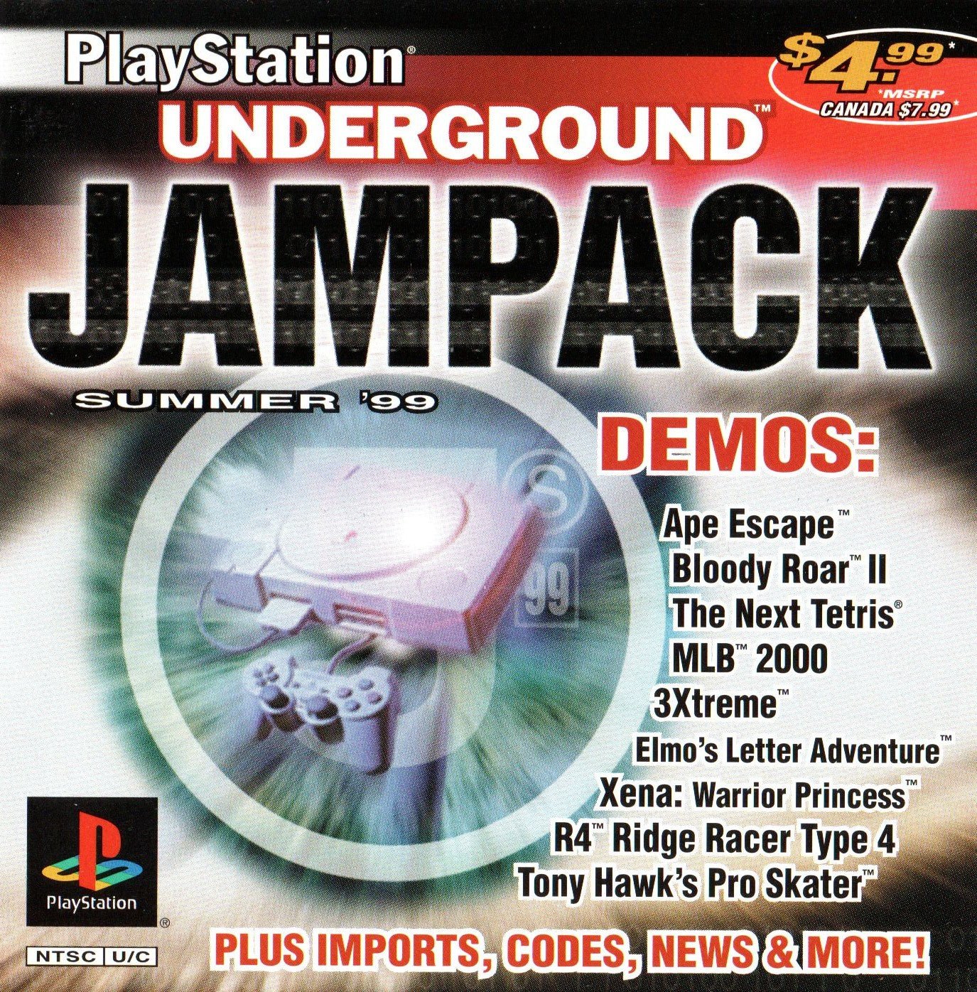 PlayStation Underground Jampack Summer 99 - Playstation - Retro Island Gaming