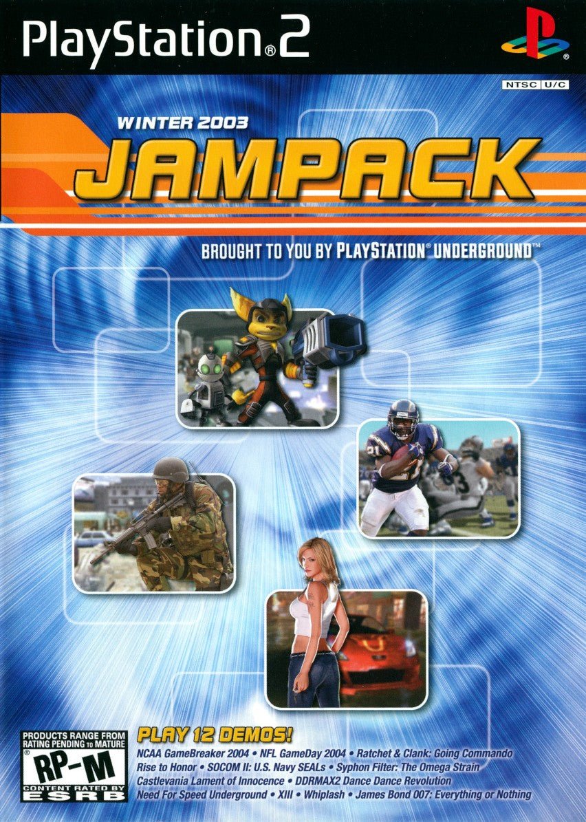 PlayStation Underground Jampack: Winter 2003: RP - M - Playstation 2 - Retro Island Gaming
