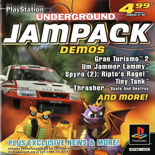 PlayStation Underground Jampack Winter 99 - Playstation - Retro Island Gaming