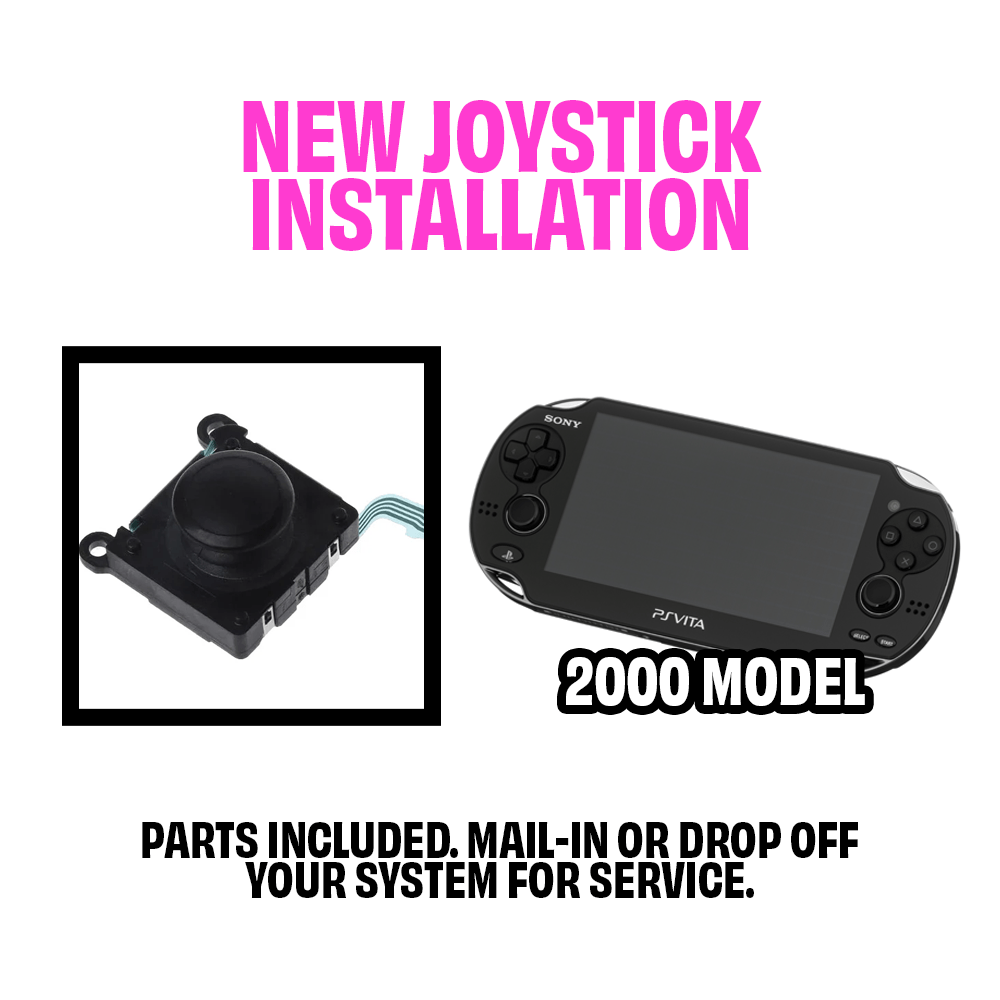 PlayStation Vita 2000 - Model Joystick Replacement Service - Retro Island Gaming