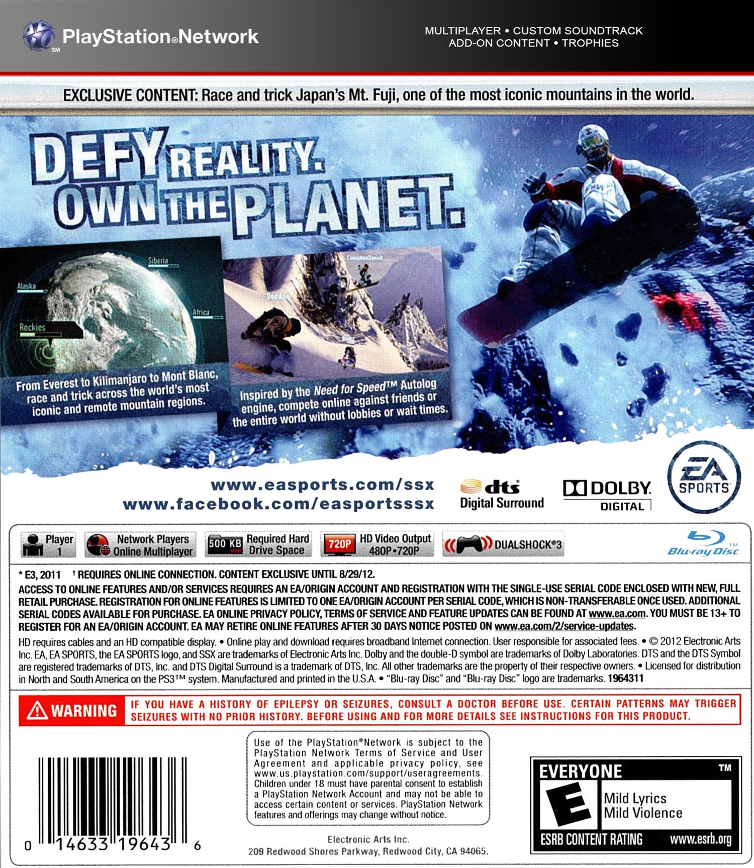 SSX - Playstation 3