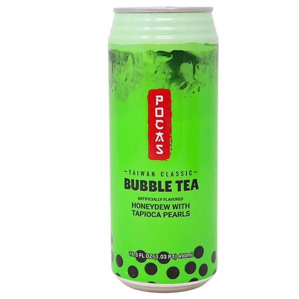 Pocas Bubble Tea - Honeydew - VIETNAM (with Jumbo Straw) - Retro Island Gaming