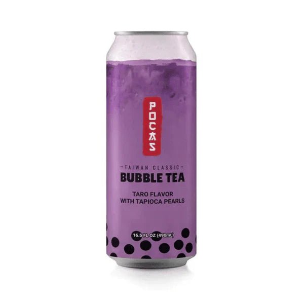 Pocas Bubble Tea - Taro - VIETNAM (with Jumbo Straw) - Retro Island Gaming