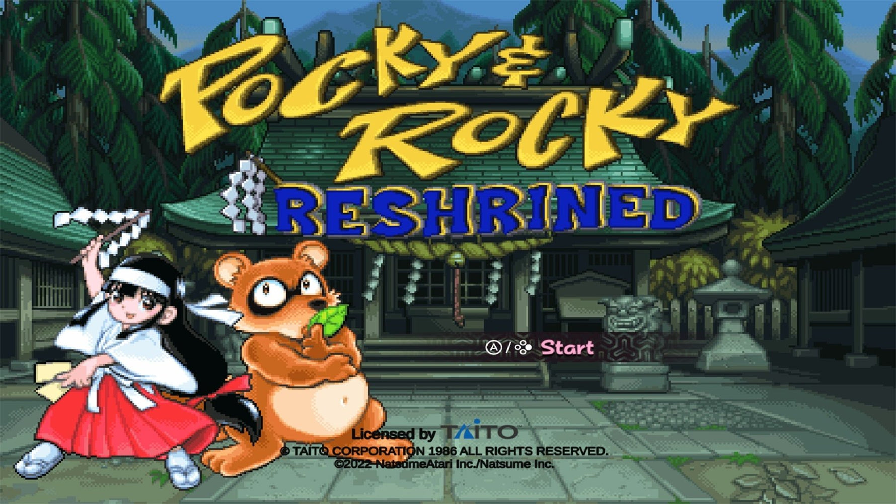 Pocky & Rocky Reshrined - Nintendo Switch - Retro Island Gaming
