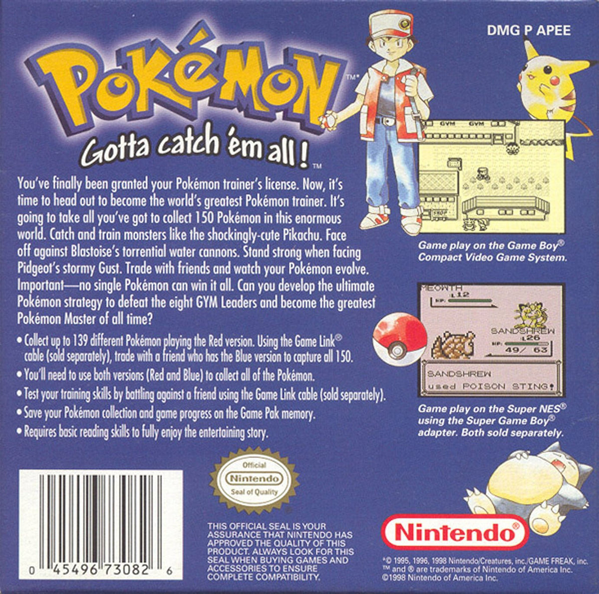 Pokemon Blue - GameBoy - Retro Island Gaming