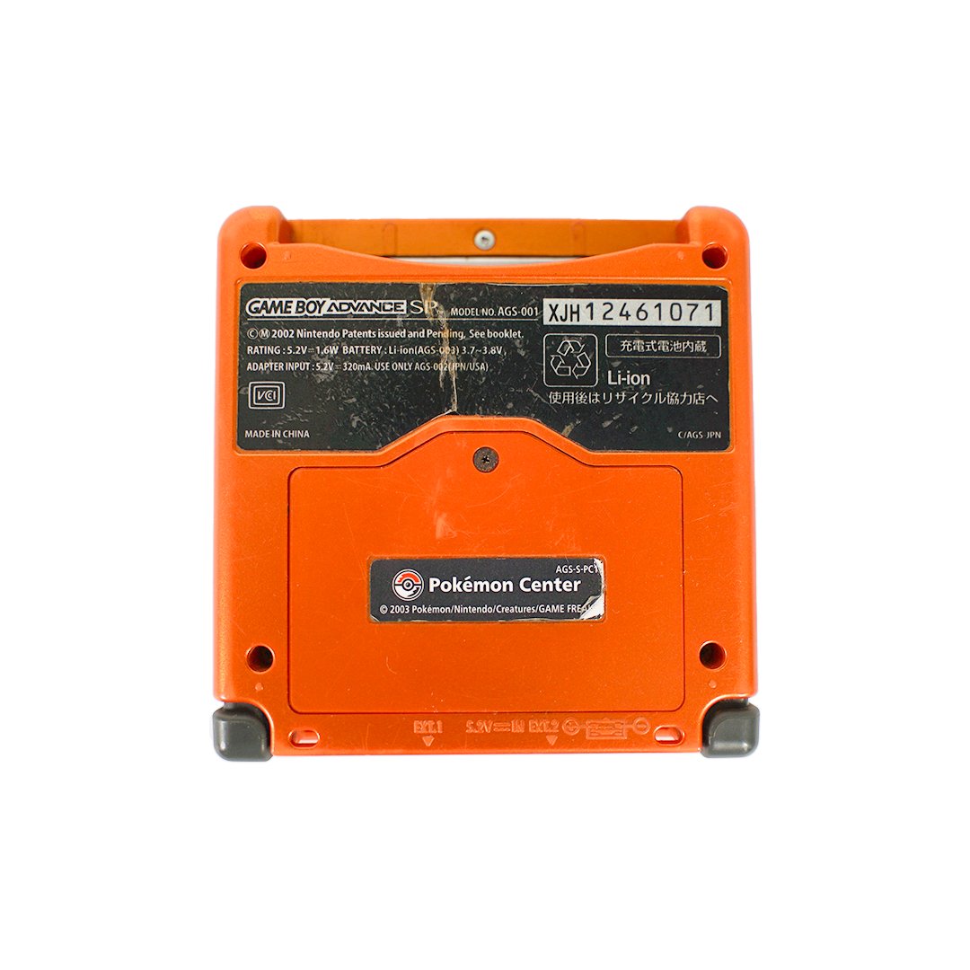 Torchic Gba Pokémon Center Limited Edition Torchic GameBoy Advance SP System (AGS ...