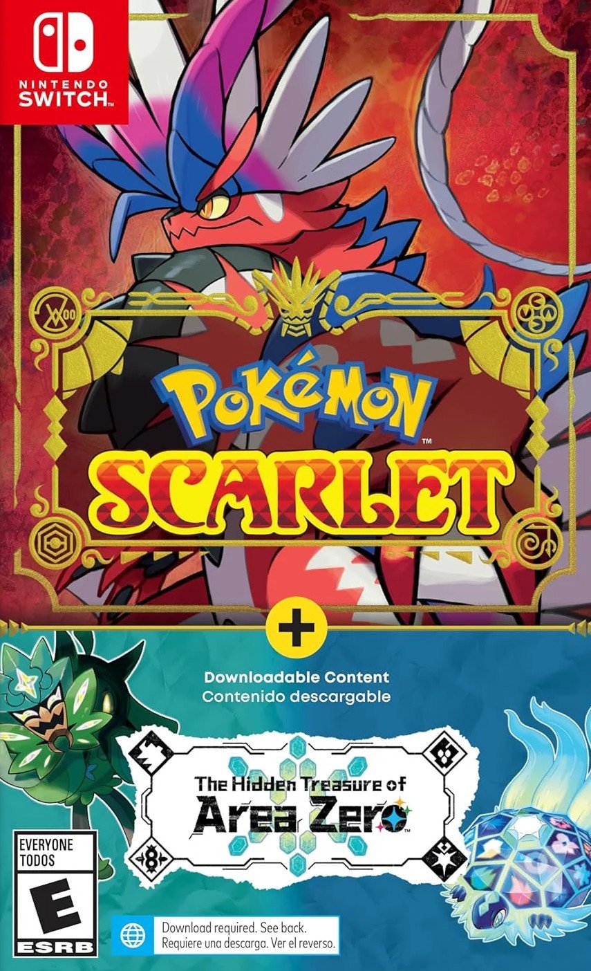 Pokemon Scarlet + The Hidden Treasure Of Area Zero [004 Revision] - Nintendo Switch - Retro Island Gaming