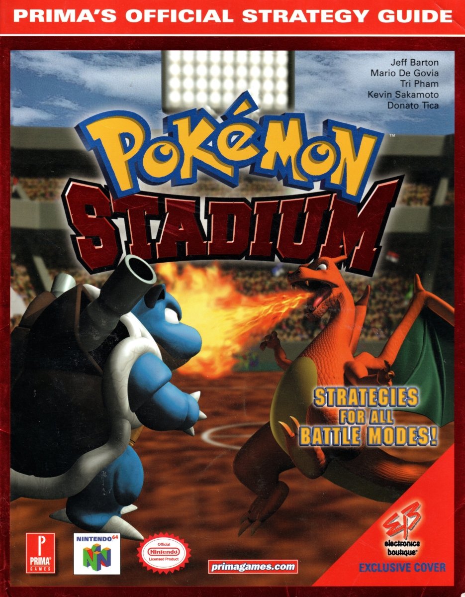 Pokémon Stadium: Prima's Official Strategy Guide - Guide Book - Retro Island Gaming