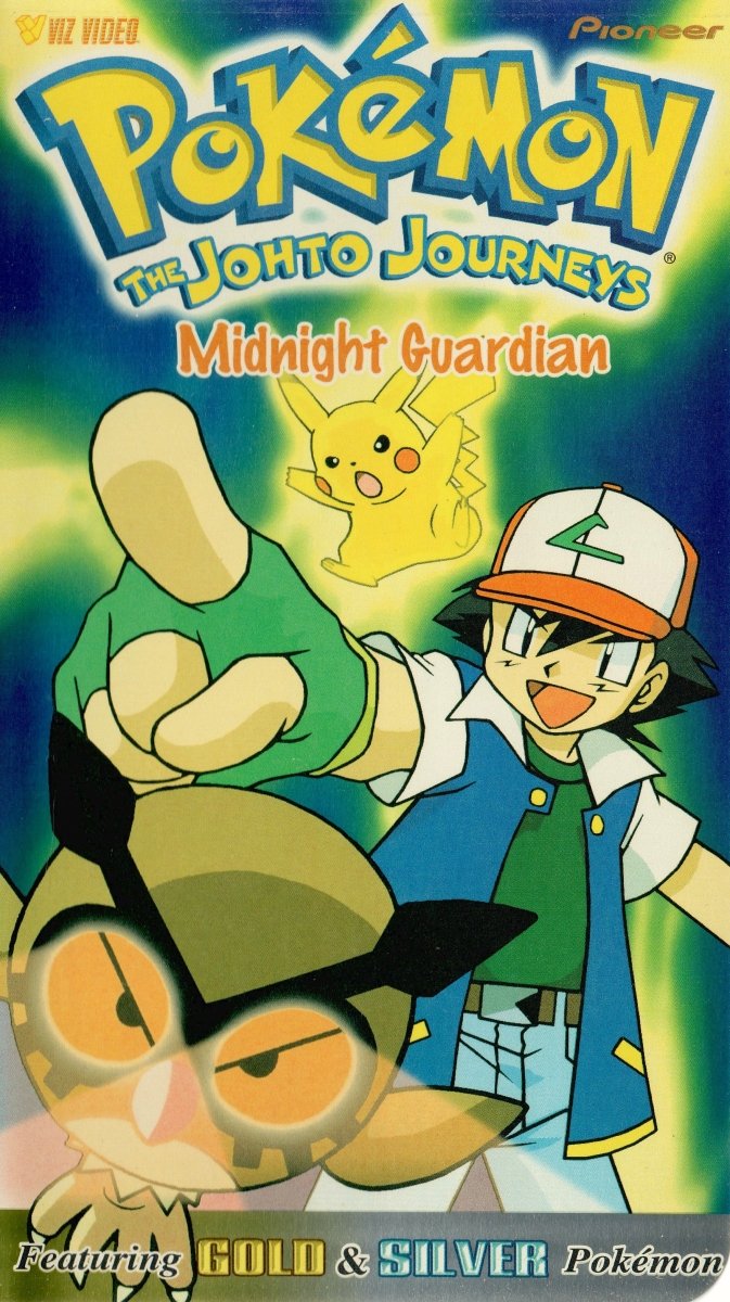 Pokemon The Johto Journeys Midnight Guardian - VHS - Retro Island Gaming