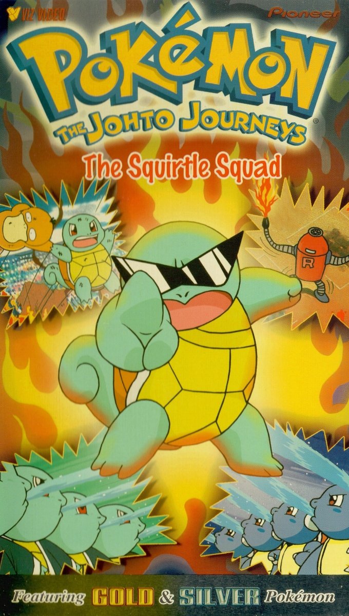 Pokemon The Johto Journeys The Squirtle Squad - VHS - Retro Island Gaming