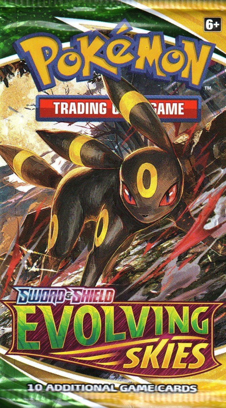 Pokémon Trading Card Game: Evolving Skies Booster Pack - Retro Island Gaming